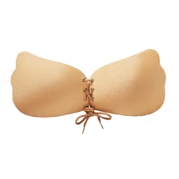 2-Pack String Tether BH selvklebende Stroppeløs Gathering BH for kvinner Flerfarget B