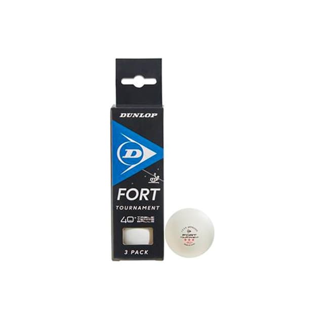 Dunlop Fort Tournament Bordtennisbolde - 3-pak