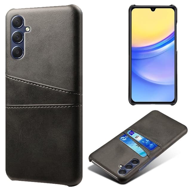 Til Samsung Galaxy A15 KSQ PU-læderbelagt skal hårdt etui