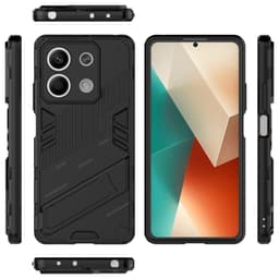 Til Xiaomi Redmi Note 13 Cover Case Shell Back med stativ