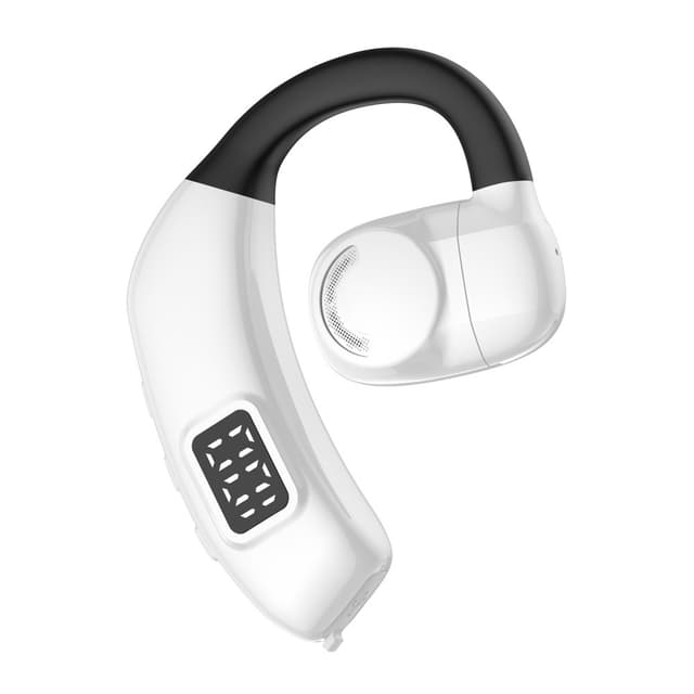 X30 Bluetooth 5.4 Single in-Ear hörlurar Trådlös Hook - Vit