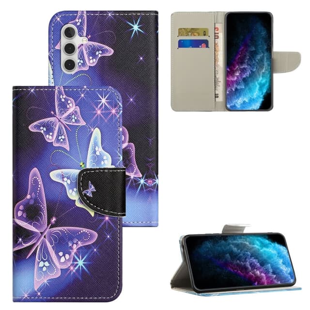 Til Samsung Galaxy A25 Lommebok-deksel Mønsterdeksel