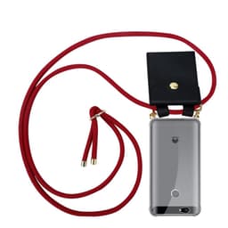 Huawei NOVA Etui Cover Kæde (Rød)