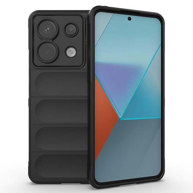SKALO Xiaomi Redmi Note 13 Pro 5G Puffer Bumper TPU-Cover - Sort