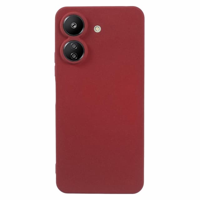 SKALO Xiaomi Redmi 13C 4G Ultratynd TPU-skal - Rød