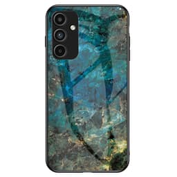 SKALO Samsung A15 4G Marmori karkaistu lasi TPU-suojakuori - #4