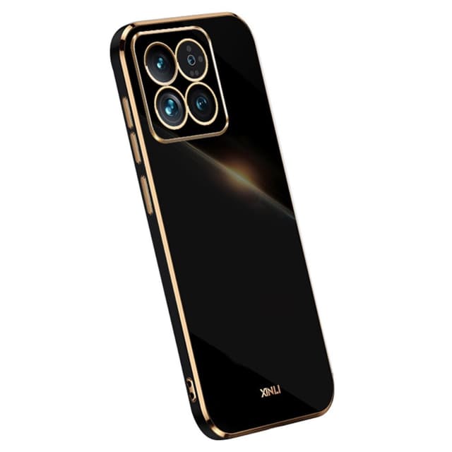 SKALO Xiaomi 14 5G XINLI TPU Suojakuori - Musta