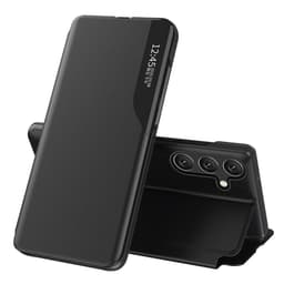 SKALO Samsung A15 4G Clear View Window Case - Musta