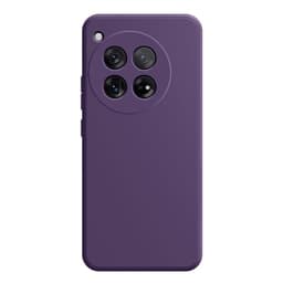 SKALO OnePlus 12 5G Ultraohut TPU-kuori - Tumman violetti