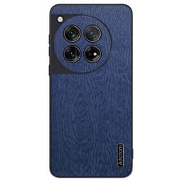 SKALO OnePlus 12 5G PU-læder Hybrid Cover - Blå