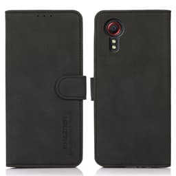 SKALO Samsung Xcover 7 KHAZNEH Plånboksfodral i PU-Läder - Svart