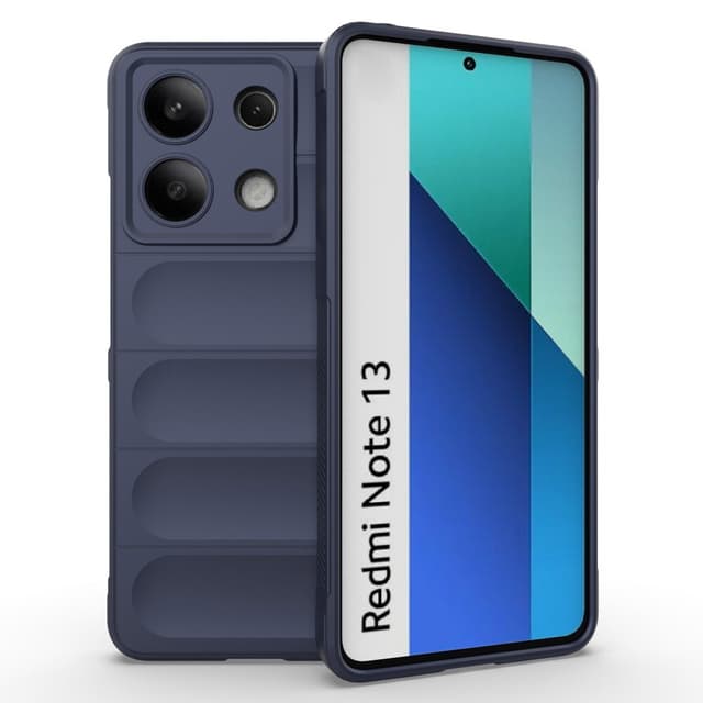 SKALO Xiaomi Redmi Note 13 4G Rugged Bumpers TPU-suojakuori - Tummansininen