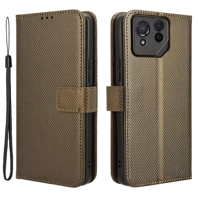 SKALO Asus ROG Phone 8 Pro Premium Mini Romb Plånboksfodral