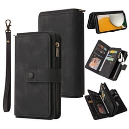 SKALO Samsung A15 4G Big Wallet 17-RUM Pungetui - Sort