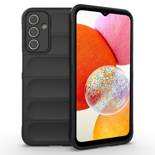 SKALO Samsung A15 4G Rugged Bumpers TPU-Skal - Svart