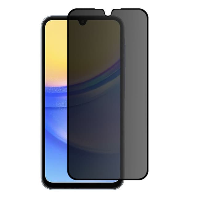 SKALO Samsung A15 4G Yksityisyydensuojaus Näytönsuoja karkaistu lasi - Musta