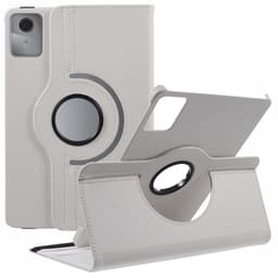 SKALO Lenovo Tab M11 360 Litchi Suojakotelo - Valkoinen