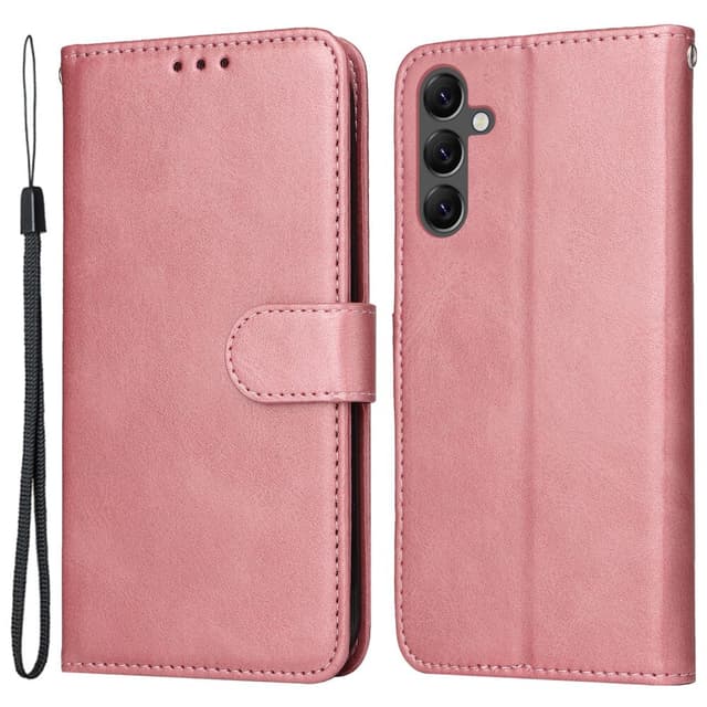 SKALO Samsung A25 5G PU-Läder Plånboksfodral - Rosa