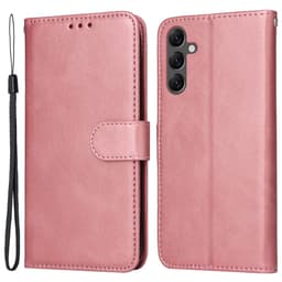 SKALO Samsung A25 5G PU-læder Pungetui - Pink