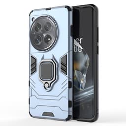 SKALO OnePlus 12 5G Armor Hybrid Metallring skal - Blå