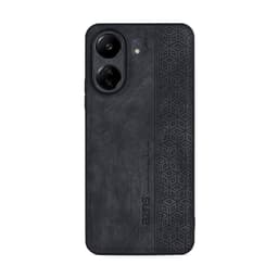 SKALO Xiaomi Redmi 13C 4G AZNS PU-nahka suojakuori - Musta