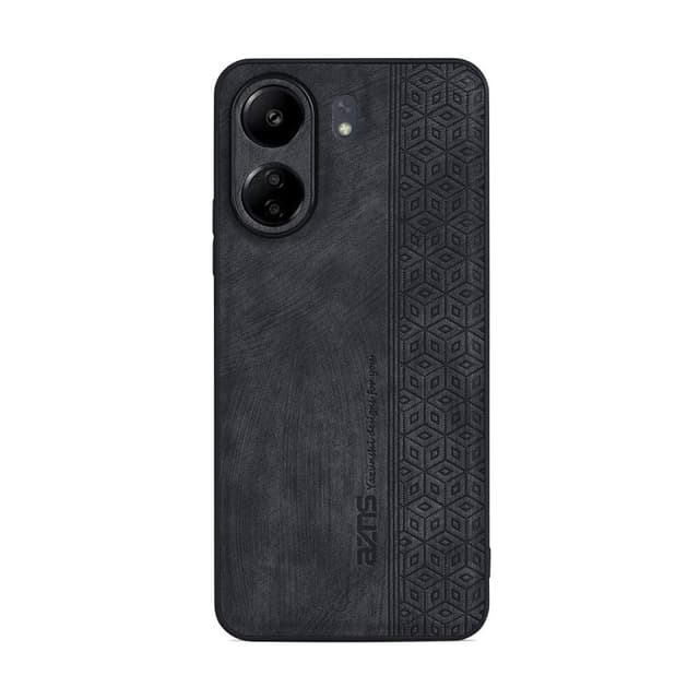 SKALO Xiaomi Redmi 13C 4G AZNS PU-nahka suojakuori - Musta