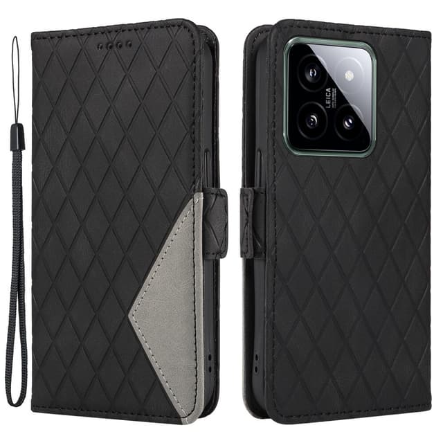 SKALO Xiaomi 14 5G Quiltet Pung - Sort