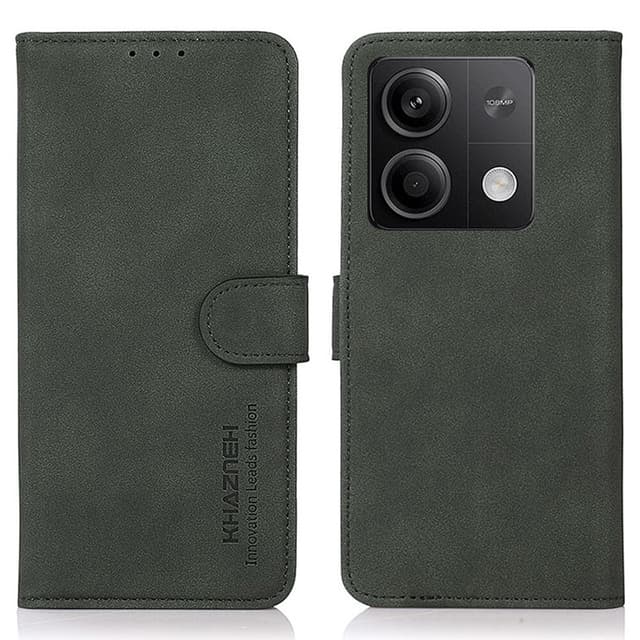 SKALO Xiaomi Redmi Note 13 5G KHAZNEH Pungetui i PU-læder - Grøn