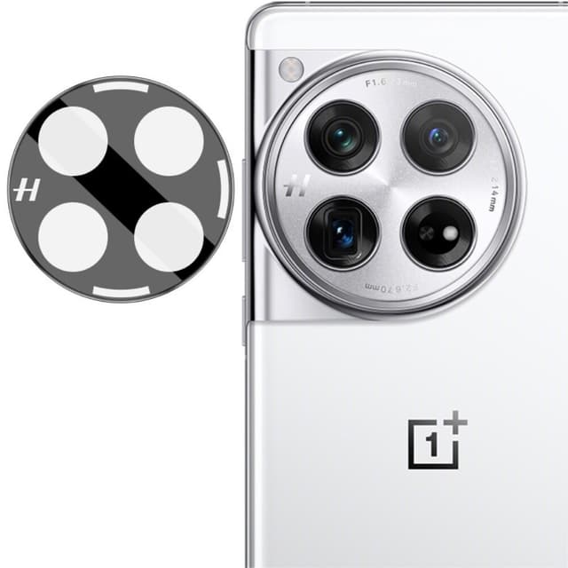 2-PACK SKALO OnePlus 12R 5G 3D Linsskydd/Kameraskydd Härdat Glas