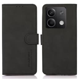 SKALO Xiaomi Redmi Note 13 5G KHAZNEH Plånboksfodral i PU-Läder - Svart