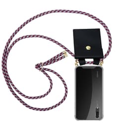 Huawei P20 Etui Cover Kæde (Rød)