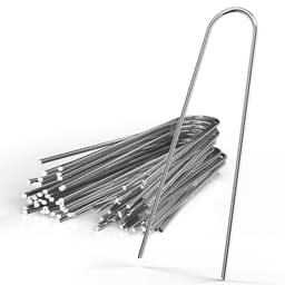 Jordanker 100x Jordspiker 150 x 25 x 2,9 mm (sølv)