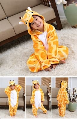 Giraffipuku lapselle, koko 122/128 (6-8 vuotta)