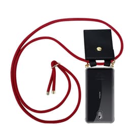 Nokia 3.1 Suojakuori Kotelo (Punainen)