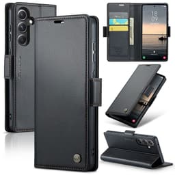 CASEME Lommebok-deksel Samsung Galaxy S23 FE - Svart