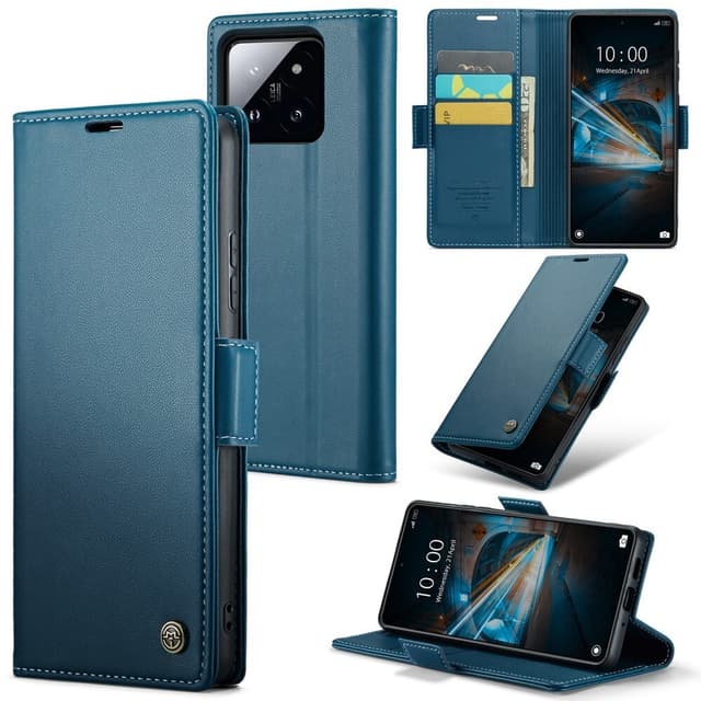 CASEME Plånboksfodral Xiaomi 14 - Blå