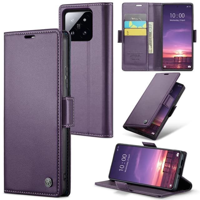 CASEME Plånboksfodral Xiaomi 14 - Lila