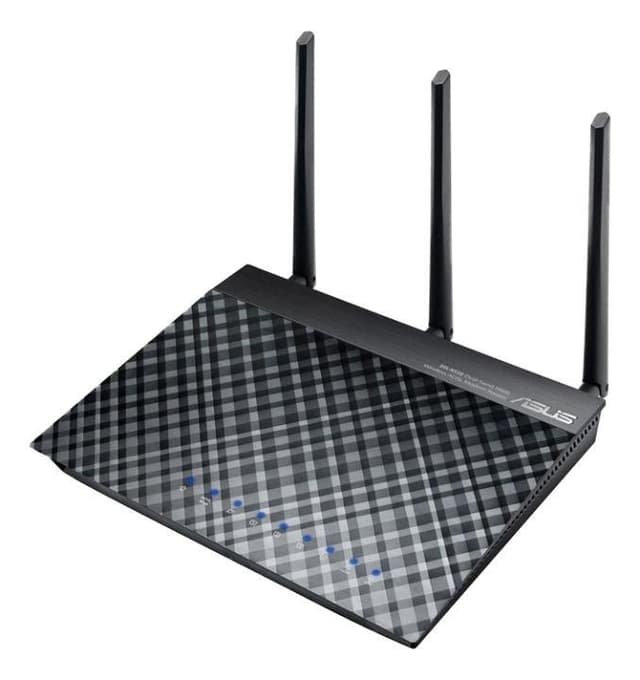 Asus DSL-N16, ADSL/VDSL, PTTP VPN palvelin,PPTP asiakas, musta