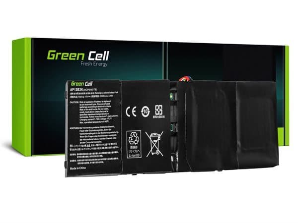 Green Cell laptop batteri till Acer Aspire V5-552 V5-572 V5-573 / 15V 3400mAh