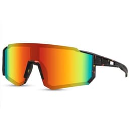 Sporty solbriller med regnbueglas
