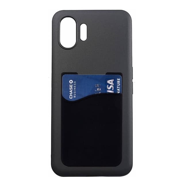 Silikonikuori korttitelineellä Nothing Phone (2) - Musta
