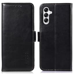 ABEEL Til Samsung Galaxy A55 Skinn Magnetisk Veske Crazy Horse Texture