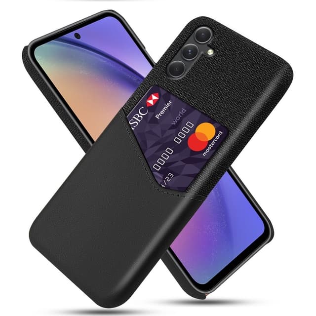 Samsung Galaxy A55 KSQ Pu-nahkapäällysteinen kuori kova kotelo