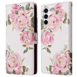 Til Samsung Galaxy A35 Lommebok-deksel Blomster