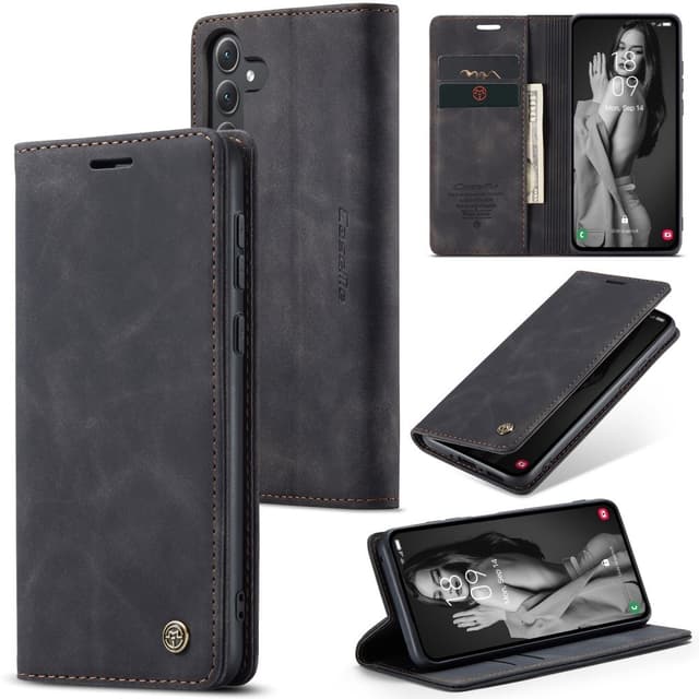 CASEME Lommebok-deksel Samsung Galaxy A35 5G - Svart