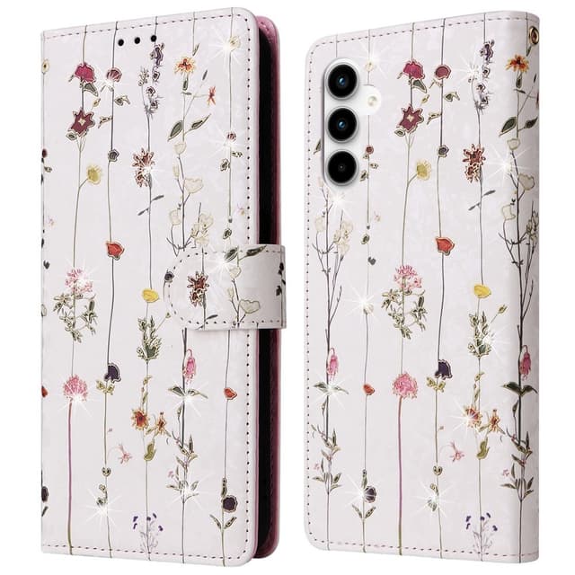 Til Samsung Galaxy A35 Lommebok-deksel Blomster