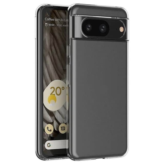 Silikonikotelo läpinäkyvä Google Pixel 8a