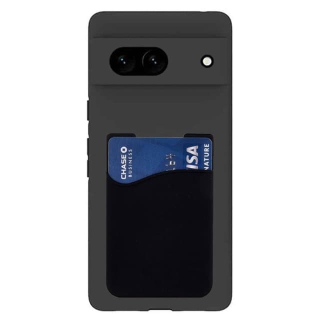 Silikon skal med korthållare Google Pixel 8a - Svart