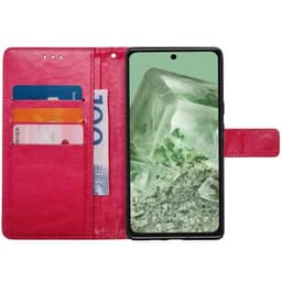 Lommebokdeksel 3-kort Google Pixel 8a - Rosa