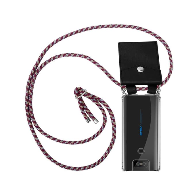 Skal Asus ZenFone 6 Fodral Kedja (Röd)